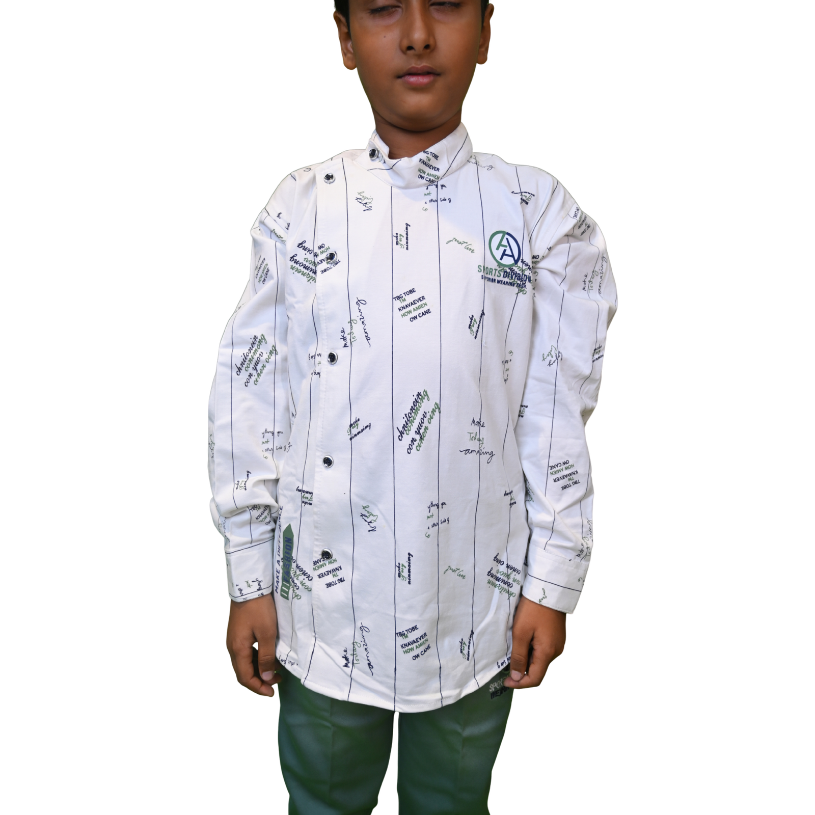 Boys Cotton Full Sleeve Shirts and Full Cotton Pants - Image 3